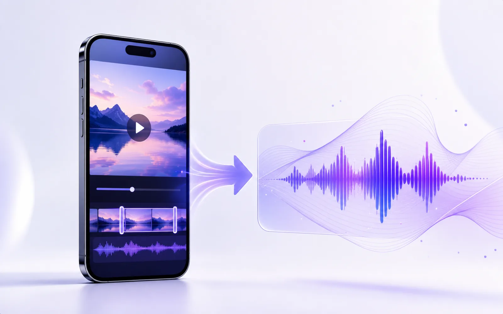 Extracting an audio track from a video file on an iPhone